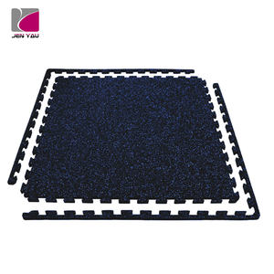 Alfombrilla de gimnasio EVA de 18mm con certificación UKAS ASTM EN71 impermeable antideslizante suelo de Fitness comercial 100x100cm goma protectora 100x100cm - Product Image 2