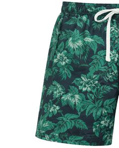 Shorts de bain pour hommes à imprimé floral tropical, séchage rapide, shorts de plage, shorts de surf d'été, taille élastique avec cordon de serrage, fabricant sur mesure - Product Image 3