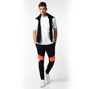 Pantalon de jogging uni texturé piqué pour homme, mélange coton et polyester, motif nid d'abeille, pantalon décontracté - Product Image 5