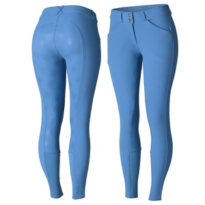 Culottes d'équitation intégrales personnalisées pour femmes 2024, haute qualité, meilleures ventes, avec grip en silicone, vente en gros - Product Image 5