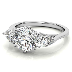 Los anillos de diamantes solitarios de Plata de Ley 925 más populares para mujer, diamantes de claridad VVS para compromiso, boda o regalo - Product Image 3