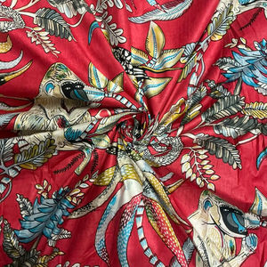 Custom Unstitched Indian Hand Block Printed 100% Cotton Jaipuri Soft Shirts <b>Bags</b> Lightweight Craft Fabric Boys Activewear Cover - Product Image 1