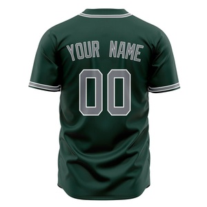 Uniforme de baseball pour hommes de haute qualité, maillots d'équipe personnalisés imprimés, vêtements de sport légers et respirants, OEM - Product Image 3