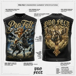 Débardeur en coton et polyester grande taille, imprimé, sur mesure, sans manches, style streetwear décontracté, col rond, en tissu French Terry pour l'été - Product Image 3