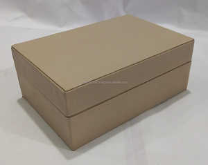 Boîtes à bijoux en cuir de luxe de qualité supérieure, 2 pièces, faites à la main et utilisées pour les bijoux - Product Image 5