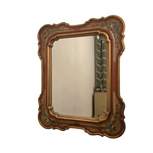 Wholesale Teak Wood <b>Wall</b> <b>Mirror</b> Hand-Painted Design Antique - Product Image 3
