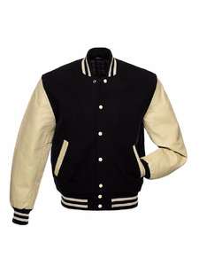 Custom Front Logo Men's Winter Letterman Jacket Polyester/Cotton Quick Dry & Breathable Eco-Friendly OEM Service - Product Image 6