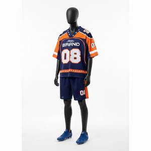 Maillot de football américain pour adultes de haute qualité, personnalisable, 100% polyester, vêtements de sport respirants, séchage rapide, fabriqué au Pakistan - Product Image 1