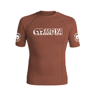 Rashguard MMA Unisexe à Manches Courtes, Imprimé par Transfert Thermique, T-shirt de Compression Respirant et Écologique pour Surf et BJJ, Séchage Rapide, Vente en Gros - Product Image 3