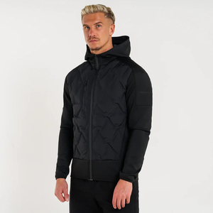 Men's Lightweight Coated Camouflage Spring Zipper <b>Quilted</b> Jacket - Product Image 6