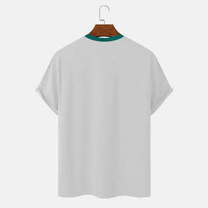 T-shirts pour hommes 100% coton, respirants et élégants, avec couleurs et logo personnalisés, dernier design pour adultes, style Ringer - Product Image 5