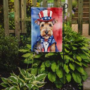 Lakeland Terrier patriótico americano jardín bandera Multicolor buzón decorativo patio Banner para Patio ilustraciones camas de flores jardín - Product Image 2
