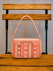 Bolso de Hombro de Lujo, Profesional, Moderno, Hecho a Mano, con Cuentas Florales, para Mujer |   Bolso de Noche Bordado Vintage para Novia |   Fuerte - Product Image 5
