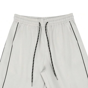 Nouveau pantalon cargo fonctionnel en polyester pour homme, style rétro américain, coupe droite décontractée avec cordon de serrage, collection Printemps/Été - Product Image 5