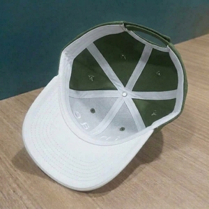 Gorra de Béisbol Personalizada OEM de 6 Paneles, Bordado Plano de Fábrica, Visera Precurvada, Estructurada, Bajo MOQ, Proveedor ODM - Product Image 5