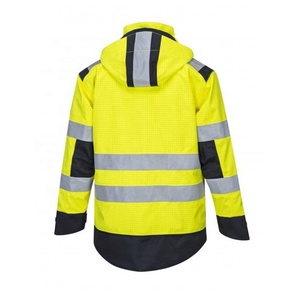Chaqueta de Seguridad Reflectante Impermeable de Alta Visibilidad ANSI Clase 2 con Logotipo Personalizado para Construcción, Electricistas y Uso en Exteriores - Product Image 5