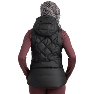Gilet matelassé d'hiver pour femme, respirant, en coton, sans manches, avec capuche amovible - Product Image 2