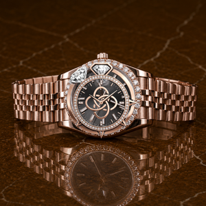 Reloj de Lujo con Diamantes Moissanite para Hombre, Reloj de Pulsera de Acero Inoxidable - Product Image 1