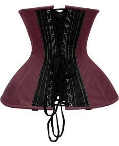 คอร์เซ็ตของผู้หญิงวินเทจชุดกระชับสัดส่วนเซ็กซี่แบบโอเวอร์บัสท์คอร์เซ็ทหนังระบายอากาศทันสมัยสำหรับขนาดใหญ่พิเศษ - Product Image 4
