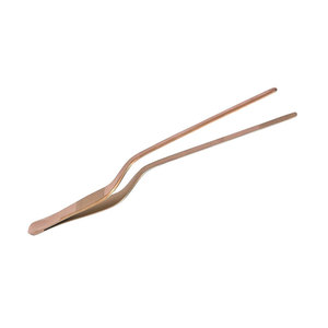 SIGAL MEDCO Pince de Chef de Cuisine pour Plats, Lot de 2, 10 Pouces Droites et 8 Pouces Inclinées, en Acier Inoxydable, Revêtement Plasma Or Rose, Respirantes - Product Image 4