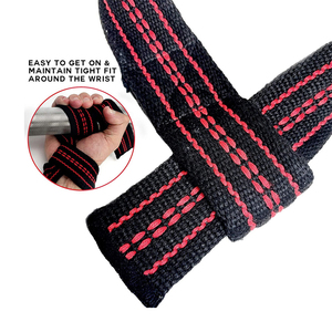 CLOVIX SPORTS Fitness Wrist <b>Straps</b> Weight Training Gym <b>Straps</b> Anti Slip Durable Custom Logo - Product Image 2