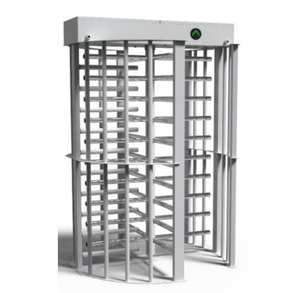 Tourniquet en acier inoxydable soudé pleine hauteur avec 3/4 bras et finition mate - Product Image 3