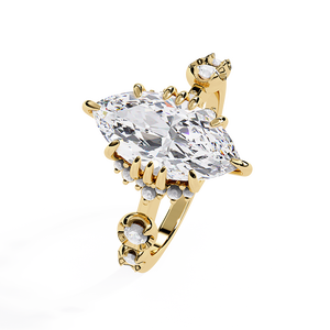 Widely Selling Handcrafted 925 Sterling Silver Solitaire Diamond <b>Rings</b> with VVS Clarity at Minimal Price from <b>Indian</b> Vendor - Product Image 1