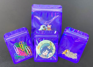 Bolsas de Plástico con Cierre Zip Lock de Colores, Bolsas Metalizadas Doradas de Mylar, Bolsas de Aluminio con Cierre Ziplock, Bolsas Personalizadas con Impresión de Logotipo - Product Image 2