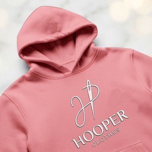 Sudadera con Capucha Hooper de Alta Calidad, Color Rosa Bebé, para Hombre, Invierno, Transpirable, de Secado Rápido, Forrada de Poliéster/Algodón - Product Image 5
