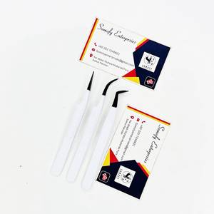 Pinzas para Pestañas Somofy Enterprises, Acero Inoxidable, Punta Suave de Precisión, Logotipo Personalizado SE-BI-TL-0074, Antiestáticas, Longitud de 10 mm - Product Image 6