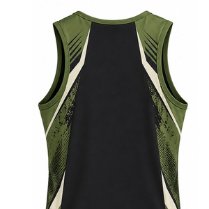 <b>mens</b> stringer <b>singlet</b> gym tank top sleeveless bodybuilding sportswear activewear manufacturer performance exercise training wear - Product Image 4