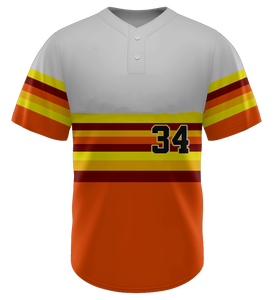 Maillot de baseball personnalisé à col en V, séchage rapide, respirant, uniforme d'équipe par sublimation, vêtements de sport, vente en gros d'usine OEM - Product Image 4