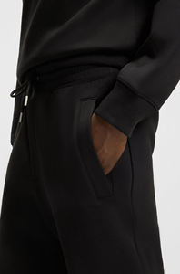 Ensemble survêtement homme noir, sweat-shirt col rond et pantalon de jogging, vêtements de sport décontractés en polaire, tenue de sport hiver deux pièces - Product Image 3