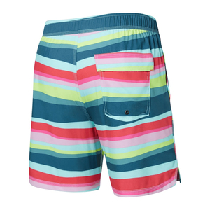 Men's Casual Custom Summer Beach Swim Shorts with Cartoon Letter Print Solid Pattern Quick Dry Anti-Wrinkle <b>Board</b> Shorts - Product Image 2