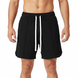 Pantalones Cortos Casuales para Hombre, de Tela Transpirable, Color Sólido, Estilo Urbano, 220g, Nuevo Producto al por Mayor, Servicio OEM/ODM - Product Image 2