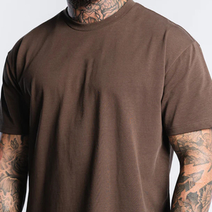 Prix de gros 2025 – T-shirts personnalisés pour hommes 100 % coton de haute qualité, coupe classique, respirants, séchage rapide, manches courtes - Product Image 4