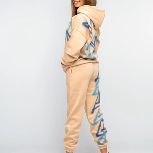 Ensemble de sport deux pièces pour homme, streetwear oversize, 100% coton imprimé, haute qualité, séchage rapide, respirant, idéal pour l'hiver - Product Image 5