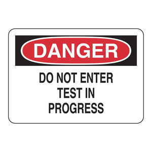 Panneau de signalisation de danger - Panneau de sécurité triangulaire pour les zones de laboratoire et de fabrication - Product Image 1