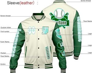 Comfortable Winter Warm <b>Men</b> Letterman <b>Jacket</b> <b>Thin</b> Stand Collar Front Logo Windproof Breathable Quick Dry Eco-Friendly - Product Image 3