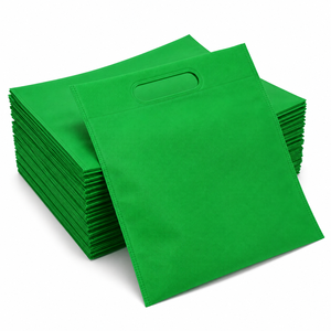 Bolsa Ecológica Reutilizable Verde Premium, Resistente, de Tela No Tejida, con Corte en D, para Compras, Directamente del Fabricante, para Envasado de Comestibles - Product Image 2