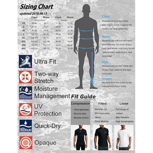 T-shirt de compression pour hommes en gros, Rash Guard à manches courtes, T-shirt de natation anti-UV, Fournisseur OEM en gros - Product Image 4