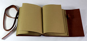 Cuaderno de Cuero Personalizado de Lujo, Agenda Diaria Personal con Tapa Impresa con Frases de Gratitud, Cuaderno de Dibujo y Diario - Product Image 5