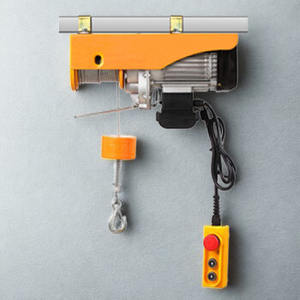 Electric <b>wire</b> rope hoist with remote <b>control</b> compact lifting solution for workshops warehouses and construction use - Product Image 3