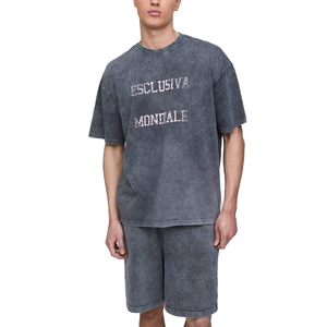 Men's Athletic Summer Outfit Cotton T Shirt And Shorts <b>Set</b> Lightweight Breathable Running And Training Sportswear - Product Image 6