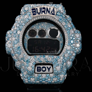 Reloj de pulsera estilo HipHop de alta calidad totalmente personalizado con bisel de moissanita VVS para hombre o mujer, reloj de diamantes hecho a mano. - Product Image 2