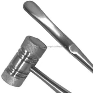 Mallet chirurgical de précision World Precision de 7 pouces avec extrémités en nylon amovibles, en acier inoxydable, pour ORL, dentaire et orthopédique, ensemble d'instruments pour os - Product Image 6