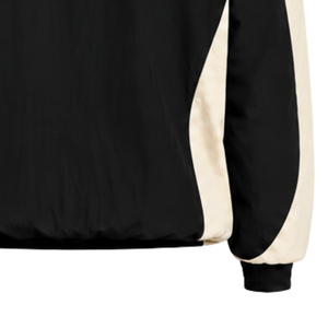 <b>Mens</b> <b>Black</b> Neutral Colorblock Windbreaker <b>Hoodie</b> Lightweight Quarter Zip Pullover Jacket Outdoor Sports Casual Top - Product Image 6