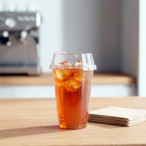 Vasos Desechables QUANG QUAN de 16/22/24 oz, Transparentes, de PP PET, de Pared Simple, con Tapas de 95 mm, para Té, Café, Bebidas, Fiestas, para Llevar - Product Image 6