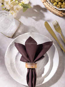 Servilleteros redondos de madera de diseño creativo de moda Decoración de boda más popular para fiestas en venta Artículo en stock - Product Image 3