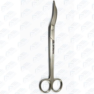Ciseaux à tissus non stériles Waldmann 20 cm pour gynécologie et épisiotomie, instruments chirurgicaux pour procédures d'accouchement - Product Image 4